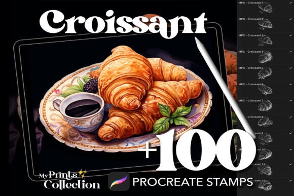 100 Procreate Croissant Stamp: A Comprehensive Guide to Digital Pastry Art