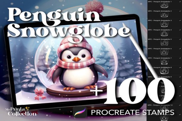 100 Procreate Penguin Snowglobe Stamps: A Practical Evaluation