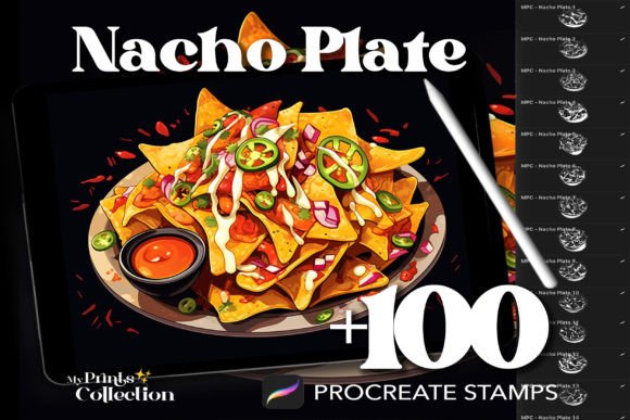 Bring the Flavor to Your Digital Art: A Guide to 100 Procreate Nacho Plate Stamps