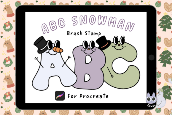 Brush Stamp Christmas Groovy Alphabet: A Practical Guide for Digital Designers