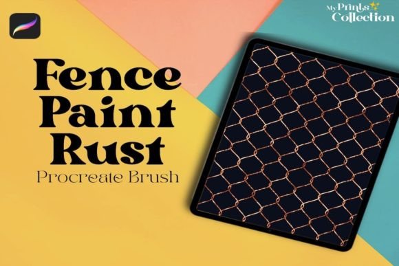 Fence Paint Rust Procreate Brush: A Practical Tool for Digital Texture