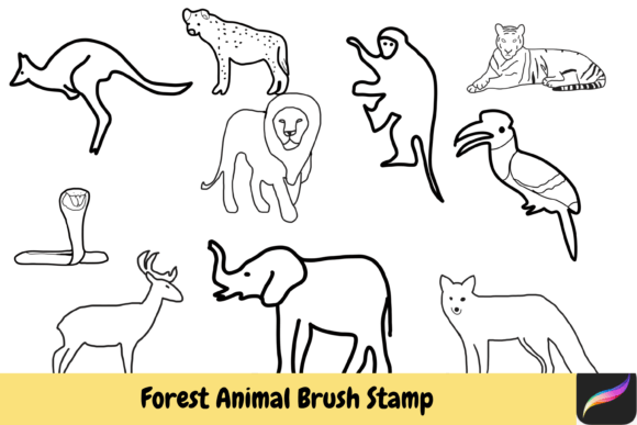 Forest Animal Hand Drawn Brush Stamps: A Practical Guide for Digital Creators