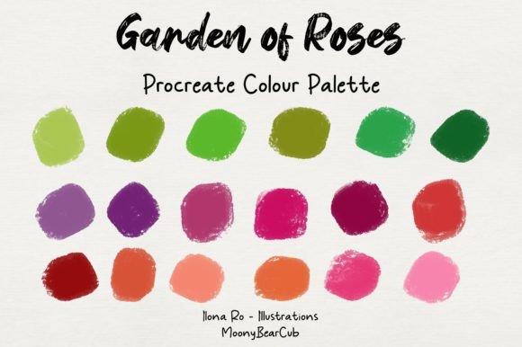 Garden of Roses: A Creative Palette for Procreate and Beyond