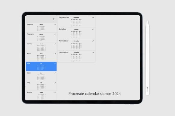 Procreate Calendar Stamps 2024 for IPad: A Strategic Tool for Digital Planning
