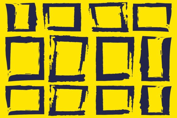 Transforming Digital Projects with Yellow Background Paint Grunge Brush and 3D Fluid Design