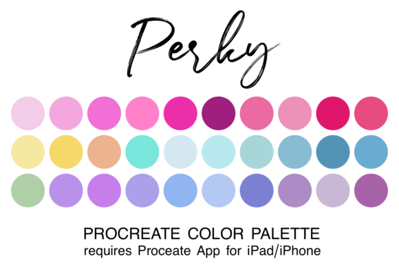 Unlocking Joyful Creativity: The Rise of the Perky Procreate Color Palette